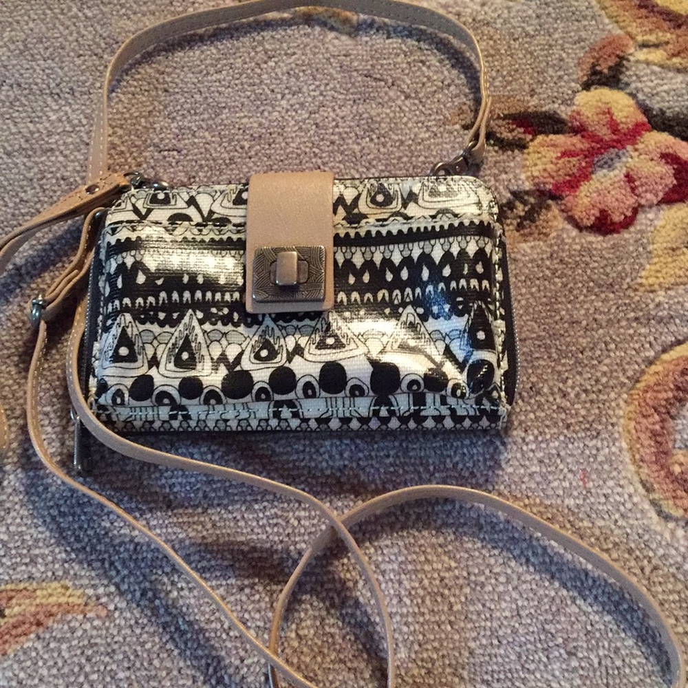 Sakroots mini crossbody/wristlet